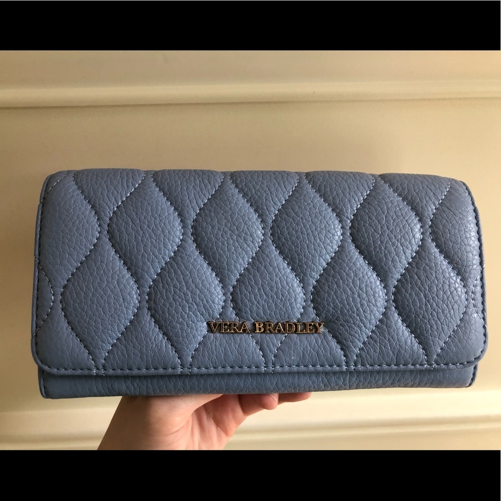 Large Leather Vera Bradley Wallet